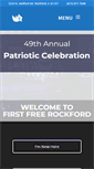 Mobile Screenshot of firstfreerockford.org